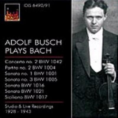 アドルフ・ブッシュ バッハを弾く : バッハ（1685-1750） | HMV&BOOKS