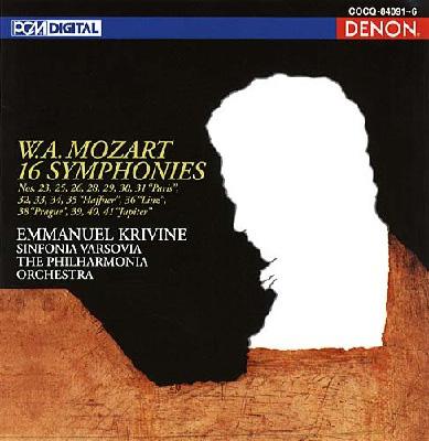 Mozart:16 Symphonies : Mozart (1756-1791) | HMV&BOOKS online