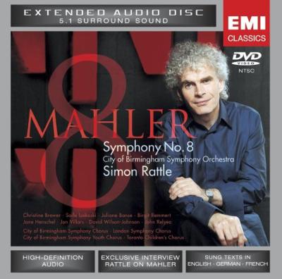 交響曲第8番『千人の交響曲』 ラトル u0026 バーミンガム（DVD Music） : マーラー（1860-1911） | HMVu0026BOOKS online  - 3314759