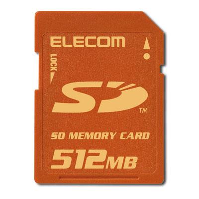 Sdカード 512mb アプリコットオレンジ Sカラ Hmv Books Online Mfcsd512dr