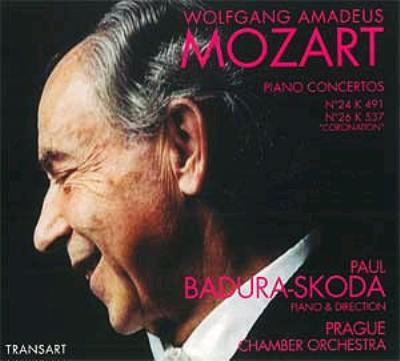 Piano Concerto, 24, 26, : Badura-skoda(P)/ Prague Co : Mozart