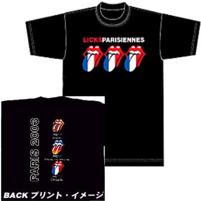 Rolling Stones / Licks World Tour 2003 フランス公演限定tシャツ 