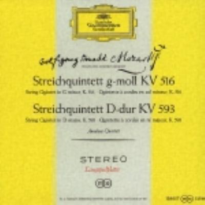 モーツァルト：弦楽五重奏曲第4番、第5番 アマデウス弦楽四重奏団