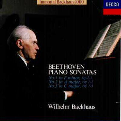 ピアノ・ソナタ第１、２、３番 バックハウス : ベートーヴェン（1770