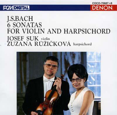 ヴァイオリン・ソナタ第１番～第６番 スーク（ｖｎ）ルージチコヴァ（ｃｅｍｂ）（２ＣＤ） : バッハ（1685-1750） | HMVu0026BOOKS  online - COCO-70687