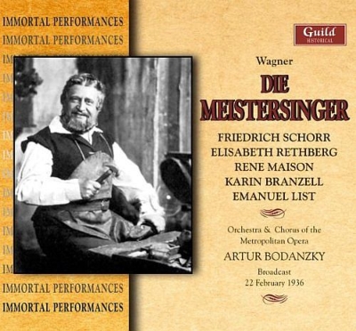 Die Meistersinger Von Nurnberg: Bodanzky / Met Opera, Schorr