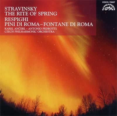 春の祭典（アンチェル＆チェコ・フィル） ローマの松＆噴水（ペドロッティ＆チェコ・フィル） : ストラヴィンスキー（1882-1971） |  HMVu0026BOOKS online - COCO-70607