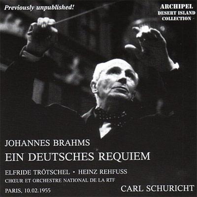 ドイツ・レクィエム シューリヒト＆フランス国立管弦楽団、他 : ブラームス（1833-1897） | HMVu0026BOOKS online -  ARPCD0297