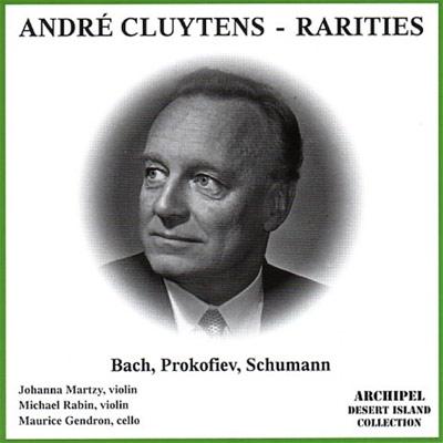 Cluytens Concerto Recordings-bach, Prokofiev, Schumann: Martzy