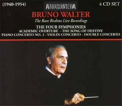 交響曲全集、他 ワルター＆ロスアンジェルス・フィル、ＮＢＣ響、ニューヨーク・フィル、ＲＡＩミラノ響、他（４ＣＤ） : ブラームス（1833-1897）  | HMVu0026BOOKS online - ANDRCD5096