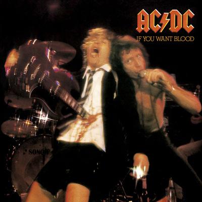 白木/黒塗り AC/DC ギター殺人事件 IF YOU WANT BLOOD レコード見本盤