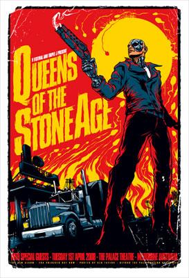 Queens Of The Stone Age Limited Edition 2008 Australian Tour