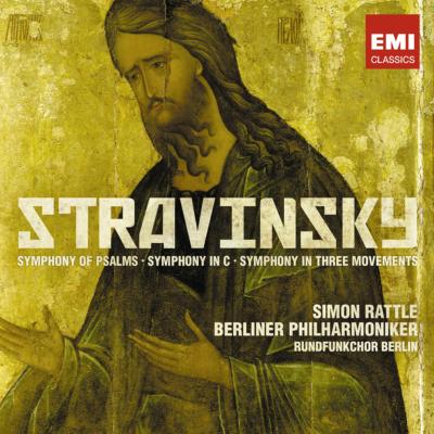 三楽章の交響曲、ハ調の交響曲、詩篇交響曲、管楽器のための交響曲 ラトル＆ベルリン・フィル（CD+ボーナスＣＤ） : ストラヴィンスキー（1882-1971）  | HMVu0026BOOKS online - TOCE-56099