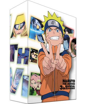 NARUTO THE MOVIES 3in1 SPECIAL DVD-BOX : NARUTO -ナルト