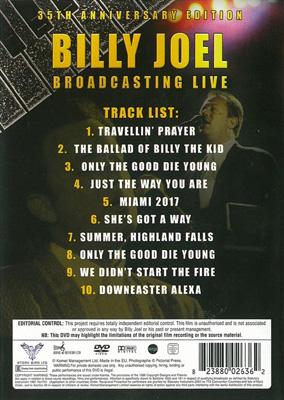 Broadcasting Live : Billy Joel | HMVu0026BOOKS online - STB2636