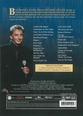 Manilow Live : Barry Manilow | HMV&BOOKS online - EVOD032