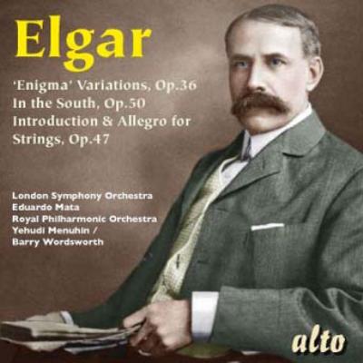 エニグマ変奏曲（マータ＆ロンドン響）、南国にて（メニューイン＆ロイヤル・フィル）、序奏とアレグロ（ワーズワース＆ロイヤル・フィル） :  エルガー（1857-1934） | HMVu0026BOOKS online - ALC1055