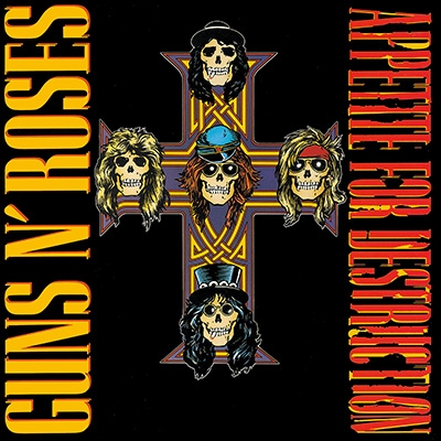 Guns N´ Roses『Appetite〜』オリジナル発禁ジャケットレコード-