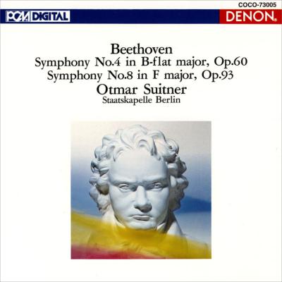 交響曲第４番、第８番 スイトナー＆シュターツカペレ・ベルリン : ベートーヴェン（1770-1827） | HMVu0026BOOKS online -  COCO-73005