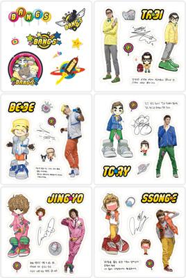 Big Bang Bangs Sticker Vol 2 Bigbang Hmv Books Online Online Shopping Information Site English Site