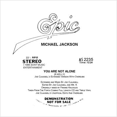 You Are Not Alone Joe Claussell Extension And Overdub Michael Jackson Hmv Books Online Extension1