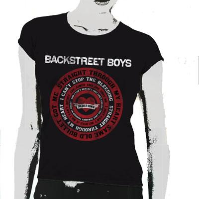 Backstreet Boys T-shirt : Bullseye / Size: Lady's S : Backstreet