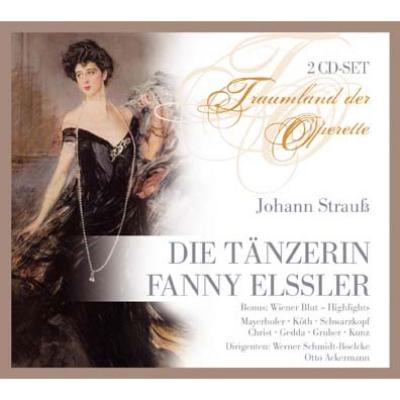 【中古】 Strauss J2 シュトラウス2世 ヨハン / 踊り子ファニー・エルスラー 全曲 シュミット＝ベルケ＆ミュンヘン放送管、マイヤーホーファー、他 1956 モノラル 2CD 中古】 Strauss J2 シュトラウス2世 ヨハン / 踊り子ファニー