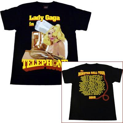 Lady Gaga T-shirt: Telephone Tour / Size: L : Lady Gaga 