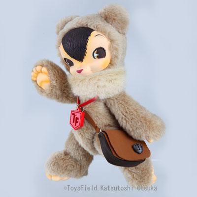 トイズフィールド / KUMA フルアクション ぬいぐるみ(シナモンベージュ