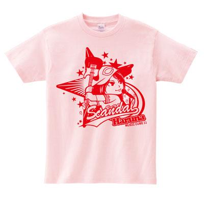 HMV限定カラー】SCANDAL×カープ坊や HARUNA Tシャツ(ライトピンク