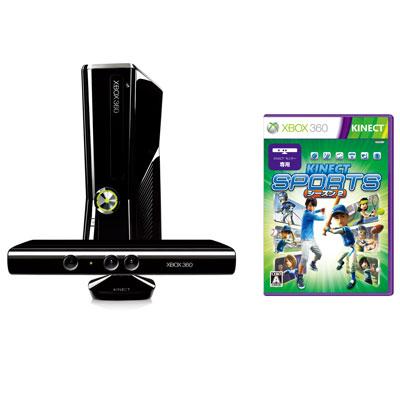 Xbox 360 4GB ＋ Kinect（キネクト）本体＋ソフト5本セット