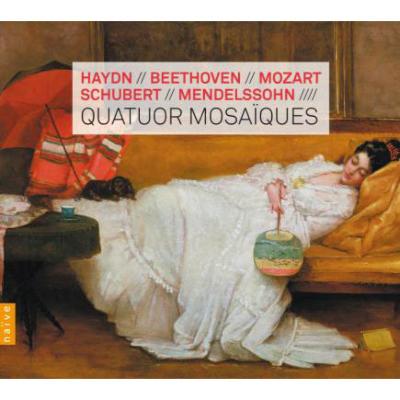 モザイク四重奏団名演集～シューベルト：『ロザムンデ』、モーツァルト：『不協和音』、ハイドン、ベートーヴェン、メンデルスゾーン（５ＣＤ） |  HMVu0026BOOKS online - E8935