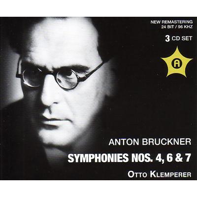 交響曲第４番、第６番、第７番 クレンペラー＆ケルン放送交響楽団、コンセルトヘボウ管弦楽団、ベルリン・フィル（３ＣＤ） : ブルックナー  (1824-1896) | HMVu0026BOOKS online - ANDRCD9105