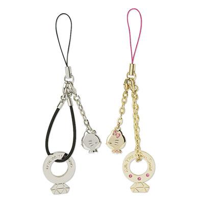 シンデレラキティ&ダニエル　ペアチャームセット ハローキティとディアダニエルのペアも！あすなろ舎「サンリオ