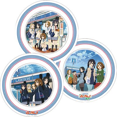 ローソン・HMV限定】「けいおん！」 ディッシュ3枚セット（飾り