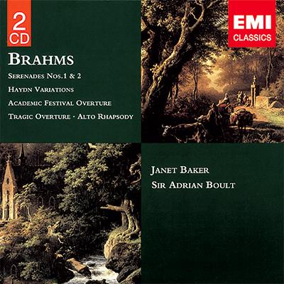 [2CD/Emi]ブラームス:大学祝典序曲Op.80&セレナード第1番ニ長調Op.11他/A.ボールト&ロンドン・フィルハーモニー管弦楽団