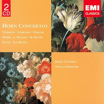 Horn Concertos : Tuckwell(Hr)/ ECO, Marriner / ASMF (2CD