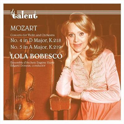 ヴァイオリン協奏曲第4番、第5番：ローラ・ボベスコ（ヴァイオリン