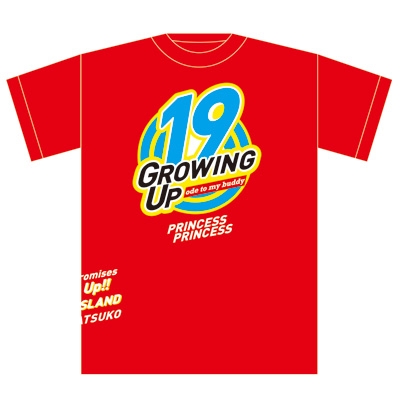 【新品未開封】プリンセスプリンセス Tシャツ XLサイズ プリンセス プリンセス ツアーグッズ（東京ドーム） 19 GROWING UP T