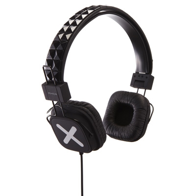 mix-style スタッズヘッドフォン（バツ） : HEADPHONES / EARPHONES