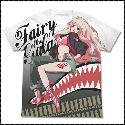 マクロスFrontier シェリルフルグラフィックTシャツ/WHITE-L : COSPA