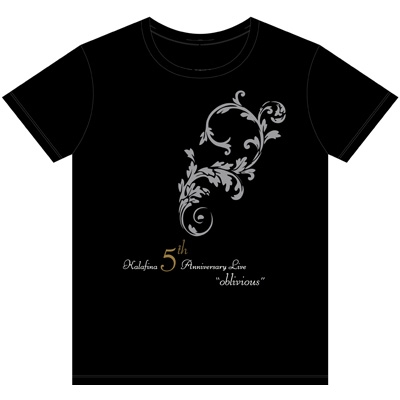 Kalafina 5th Anniversary Live 【oblivious】: Tシャツ ブラック / M