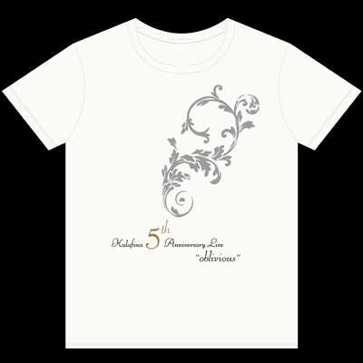 Kalafina 5th Anniversary Live 【oblivious】: Tシャツ ホワイト / S