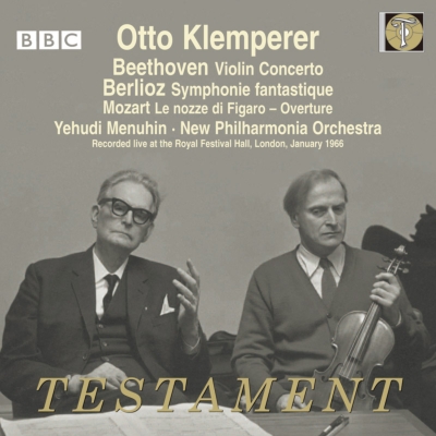 ベルリオーズ：幻想交響曲、ベートーヴェン：ヴァイオリン協奏曲、他　オットー・クレンペラー＆ニュー・フィルハーモニア、メニューイン（1966）（2CD）