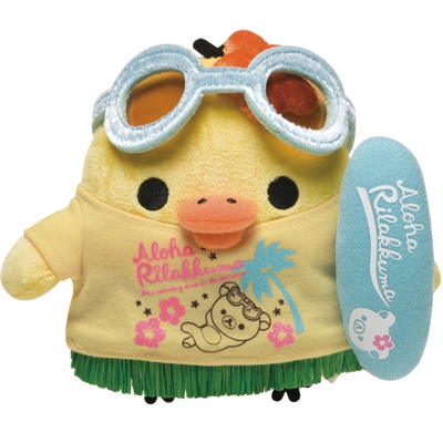 アロハリラックマ あつめてぬいぐるみ（キイロイトリ） : リラックマ