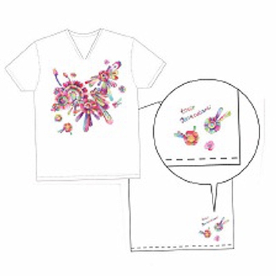 ミツバチtシャツ 白 S 坂本真綾 Hmv Books Online Lop0142