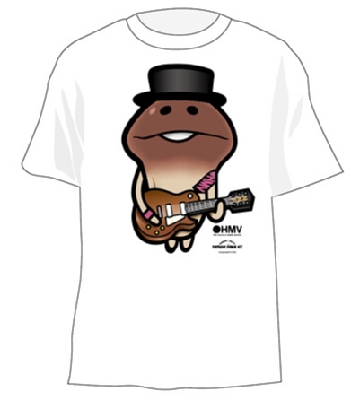 HMV × なめこ栽培kit Tシャツ ギター(ホワイト)[L] | HMV&BOOKS