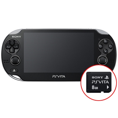 PlayStation Vita 3G/Wi-Fiモデル クリスタル・ブラック（限定版）【メモリーカード8GBセット】 : Game Hard