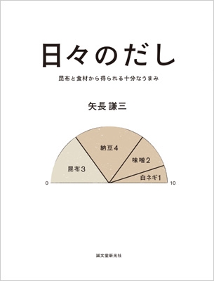 日々のだし 昆布と食材から得られる十分なうまみ : 矢長謙三