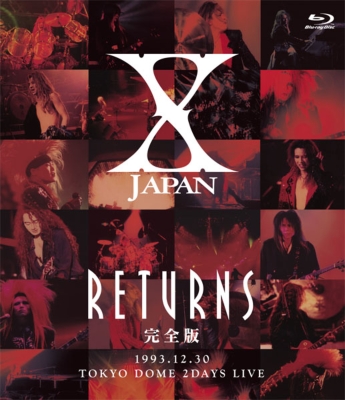 X　JAPAN　RETURNS　完全版　1993．12．30 DVD